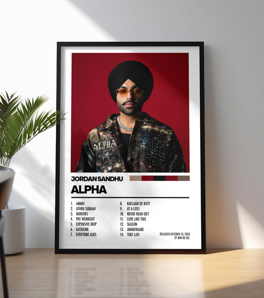 Jordan Sandhu - Alpha Poster