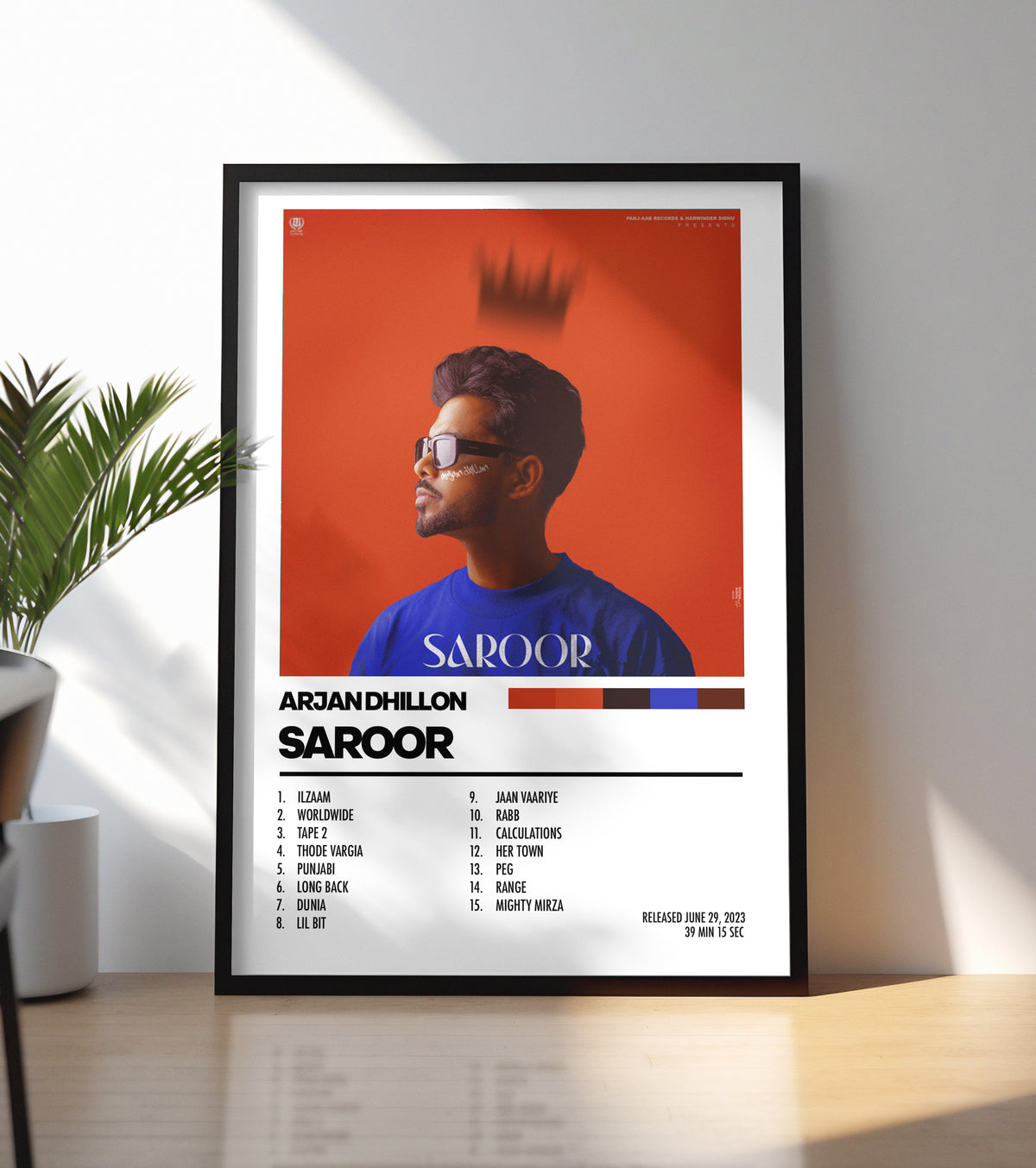 Arjan Dhillon - Saroor Poster