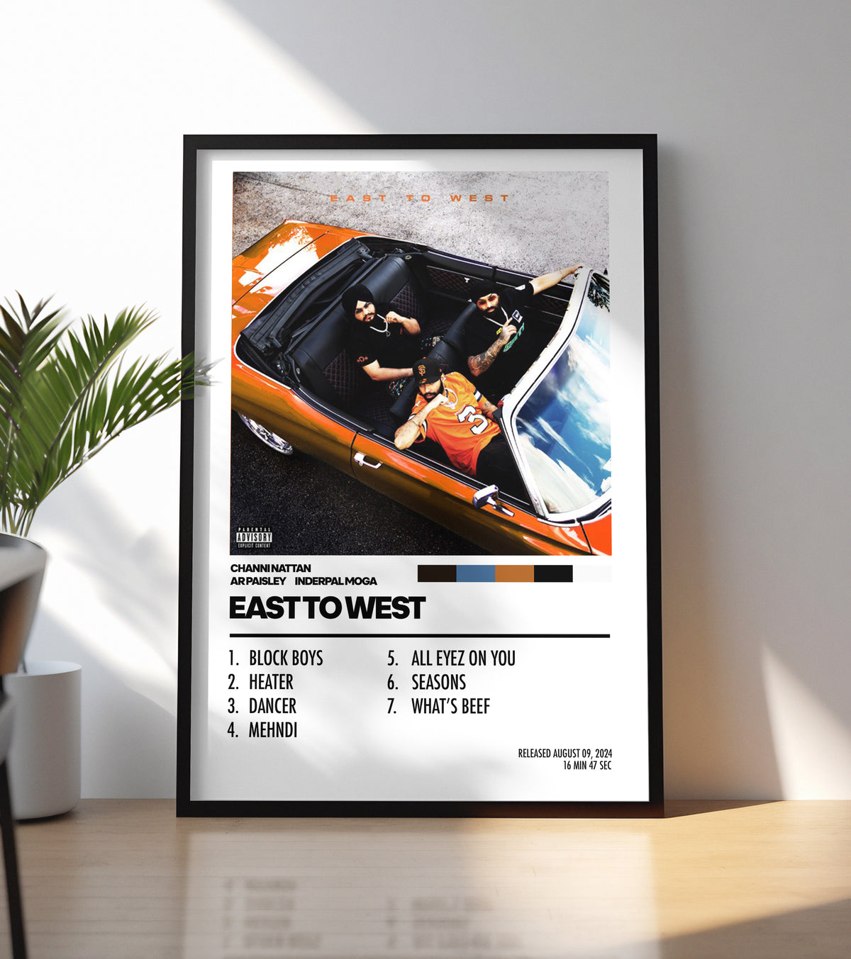 Channi Nattan & Inderpal Moga & AR Paisley - East to West Poster