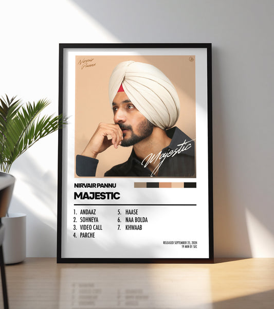 Nirvair Pannu - Majestic Poster