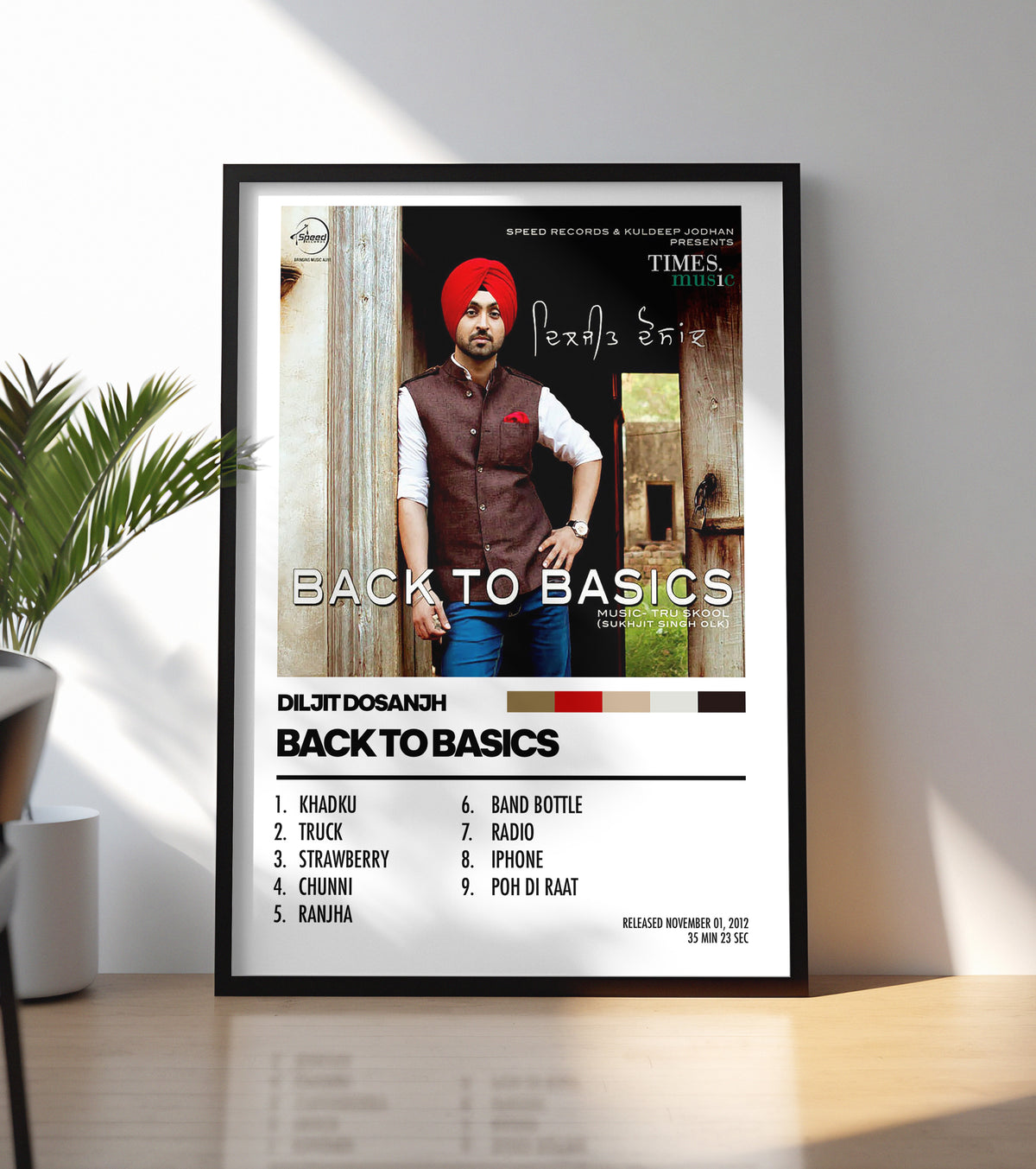 Diljit Dosanjh - Back to Basics Poster